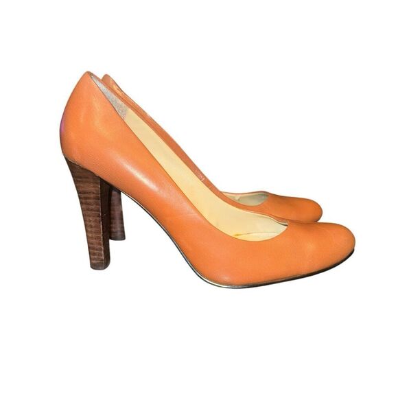 Lauren Ralph Lauren Shoes - Lauren Ralph Lauren Women's Zamora Tan Kidskin Slip On Pump Heels Size 7.5 B